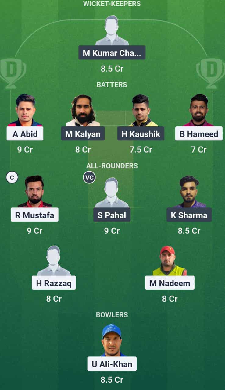 ABD vs FUJ Dream11 Team Prediction Today's Match