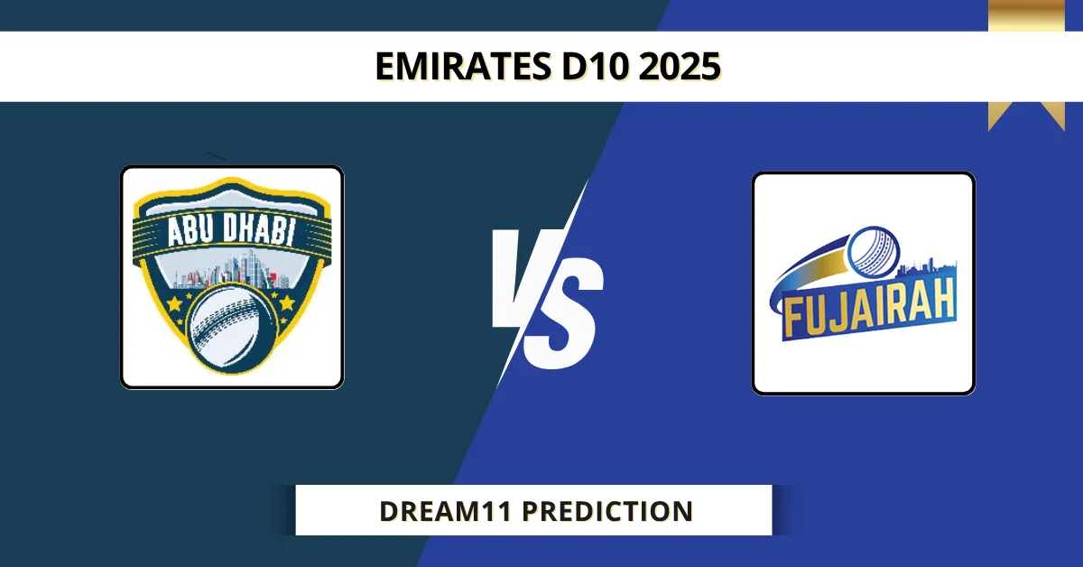 ABD vs FUJ Dream11 Prediction Today: Match 33 Fantasy Tips, Captain & ...