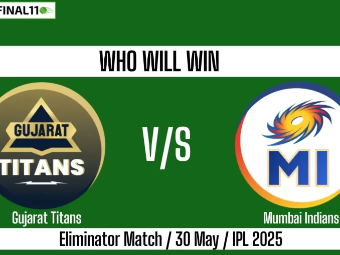 GT vs MI Who will win, Eliminator Match IPL 2025?