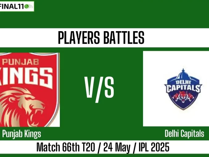 PBKS vs DC Players' battles match 64 TATA IPL 2025