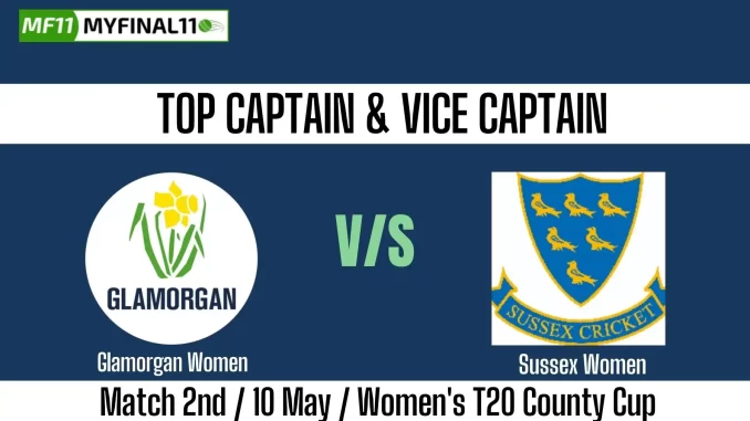 Top 3 Captain for GLA-W vs SUS-W 2nd Match.