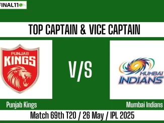 PBKS vs MI Top 3 Captain and Vice-Captain Pick 69th Match