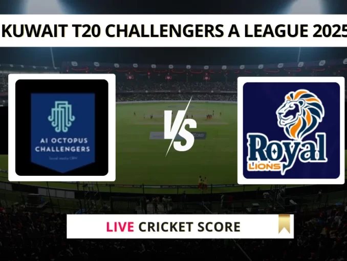 AIOC vs RLC Live Cricket Score Kuwait T20 Challengers A League 2025