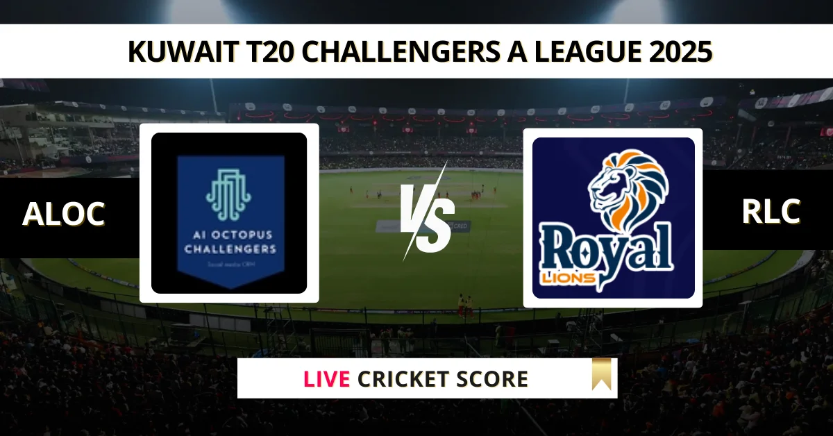AIOC vs RLC Live Score: Scorecard, Ball by Ball Commentary - Match 6, ...