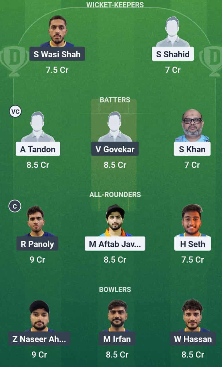 AJM vs DUB Dream11 Team Prediction Today's Match