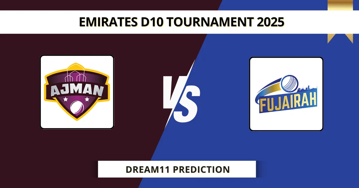AJM vs FUJ Dream11 Prediction Today: Match 28 Fantasy Tips, Captain &a...