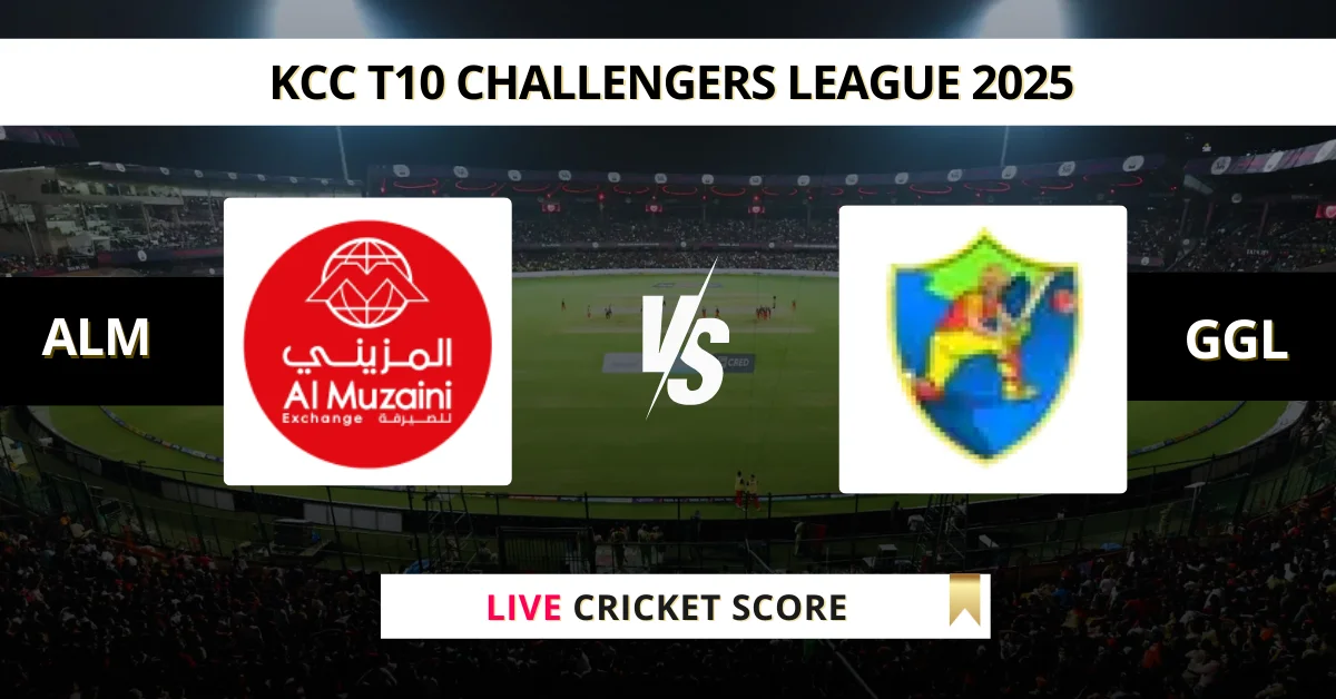 ALM vs GGL Live Score: Scorecard, Ball by Ball Commentary - Match 32, ...