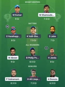 ALM vs KRM Dream11 Team Prediction