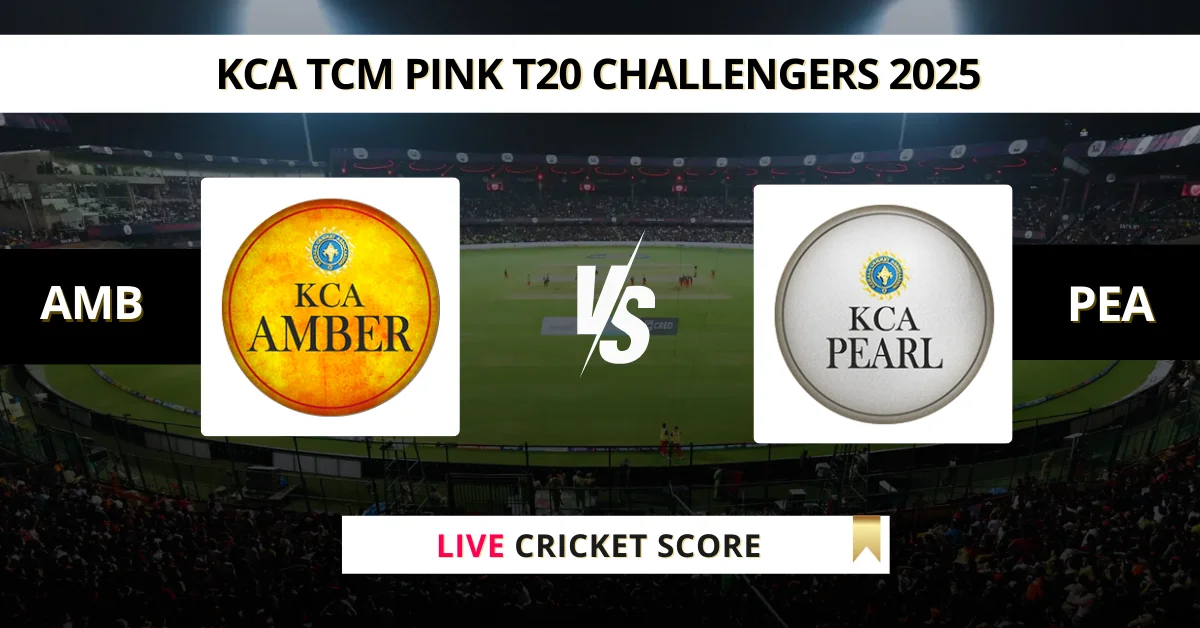 AMB vs PEA Live Score: Scorecard, Ball by Ball Commentary - Match 17, ...