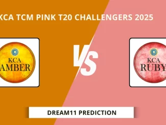 AMB vs RUB Dream11 Prediction KCA TCM Pink T20 Challengers 2025