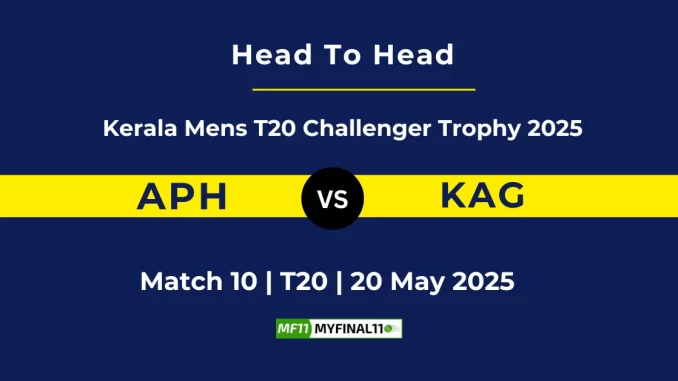APH vs KAG Player Battle, Head to Head Kerala Mens T20 Challenger Trophy 2025