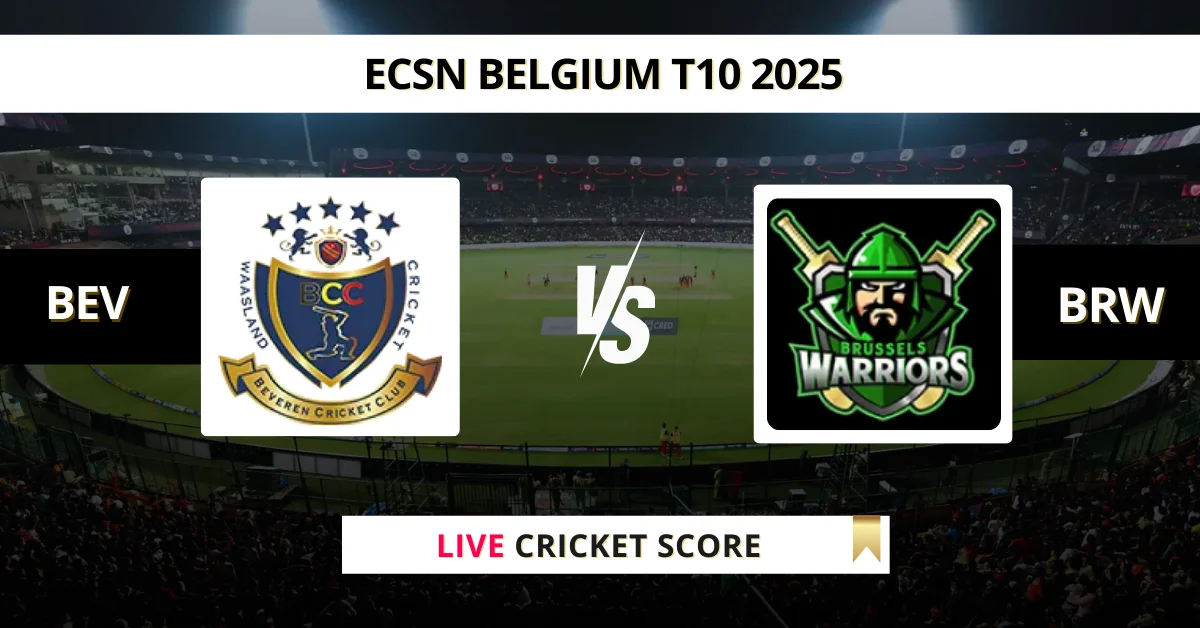 BEV vs BRW Live Score: Scorecard, Ball by Ball Commentary - Match 12, ...