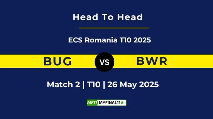 BUG vs BWR Player Battle, Head to Head ECS Romania T10 2025