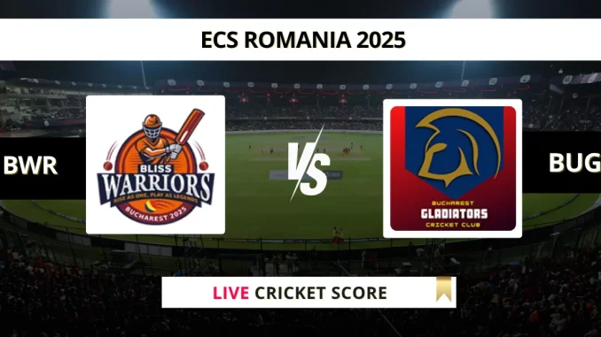 BWR vs BUG Live Cricket Score ECS Romania 2025