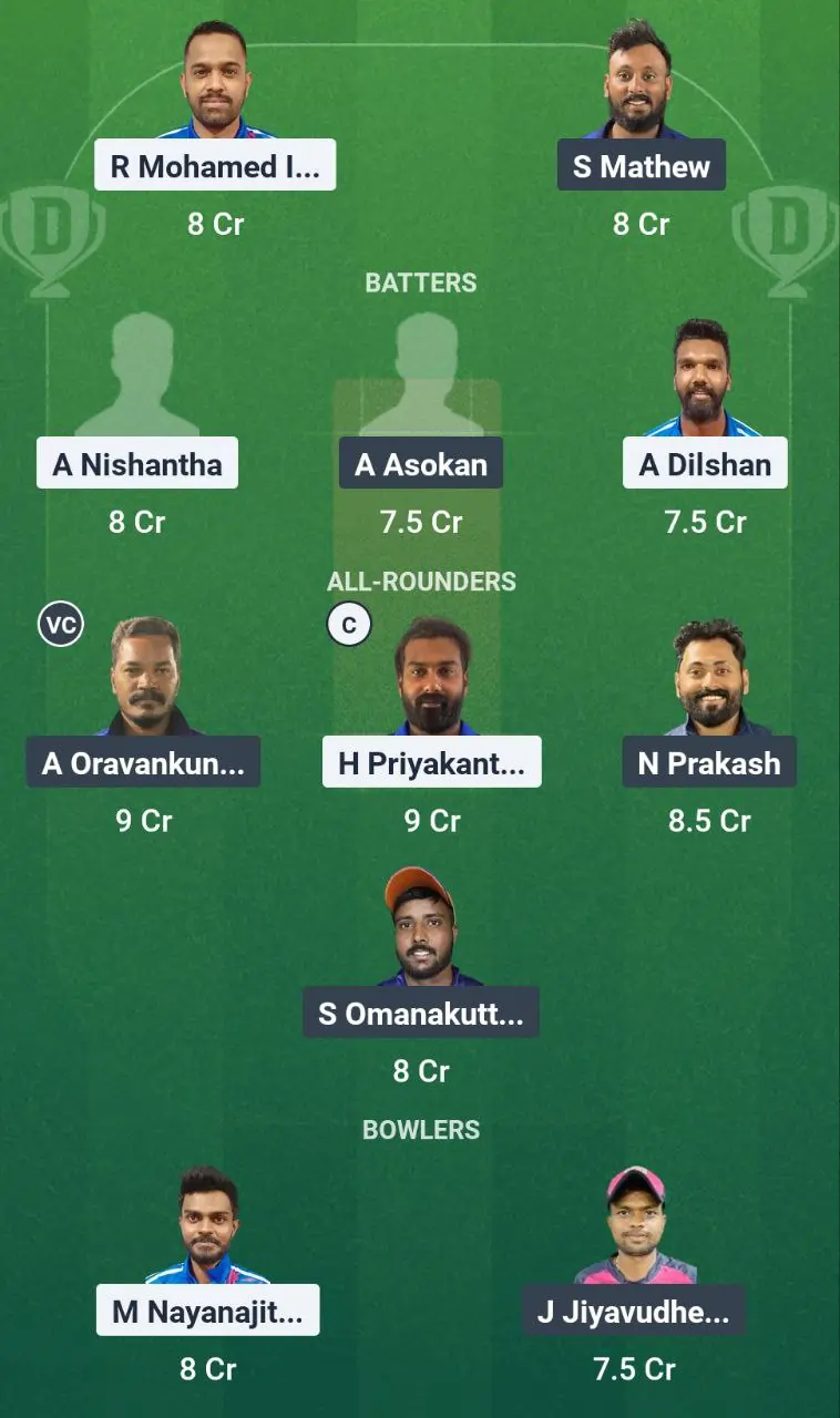 CECC vs AIOC Dream11 Team Prediction Today Match