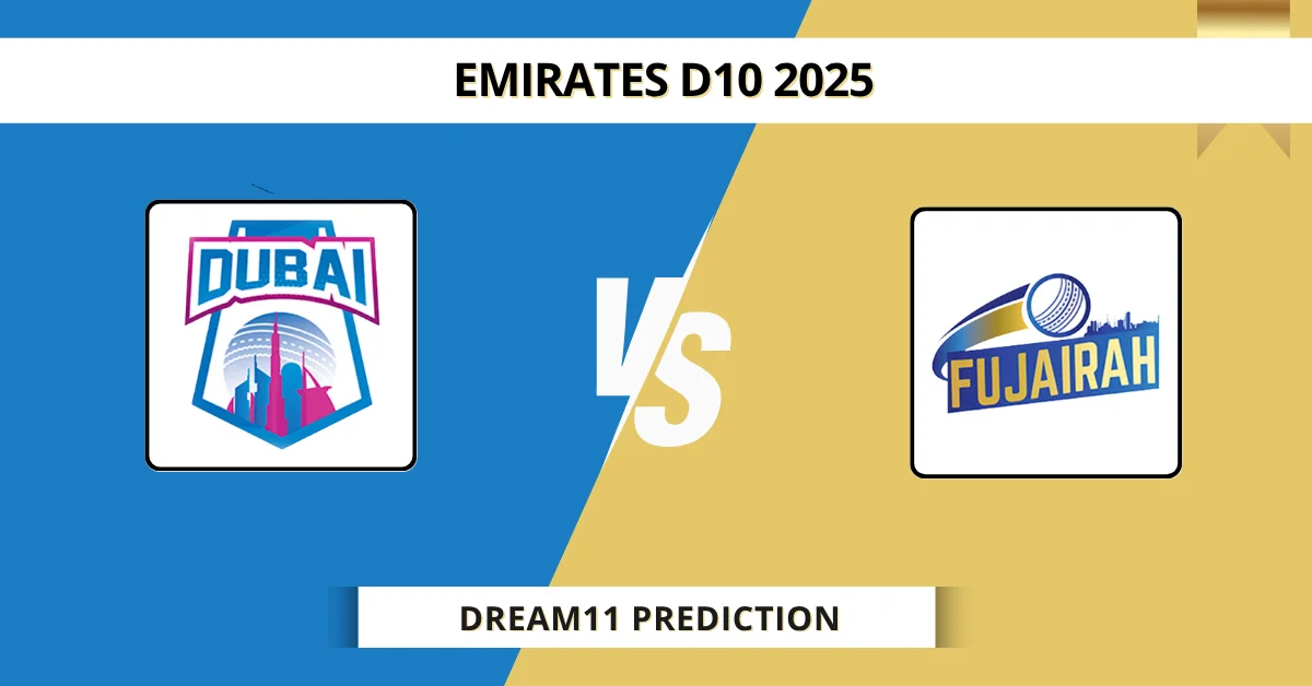 DUB vs FUJ Dream11 Prediction Today: Match 39 Fantasy Tips, Captain & ...