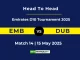 _EMB vs DUB Player Battle, Head to Head Emirates D10 Tournament 2025