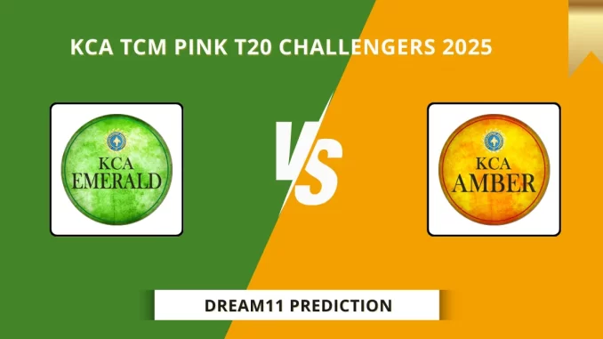 EME vs AMB Dream11 Prediction KCA TCM Pink T20 Challengers 2025
