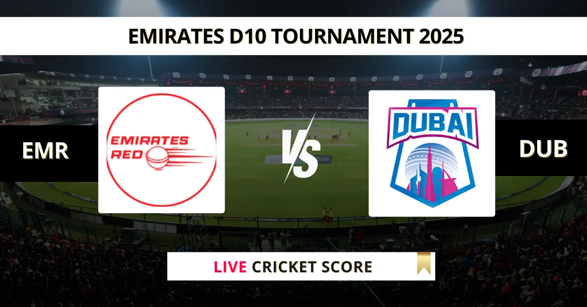 EMR vs DUB Live Score: Scorecard, Ball by Ball Commentary - Match 27, ...