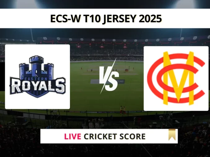 ER-W vs MCC-W Live Cricket Score ECS-W T10 Jersey 2025