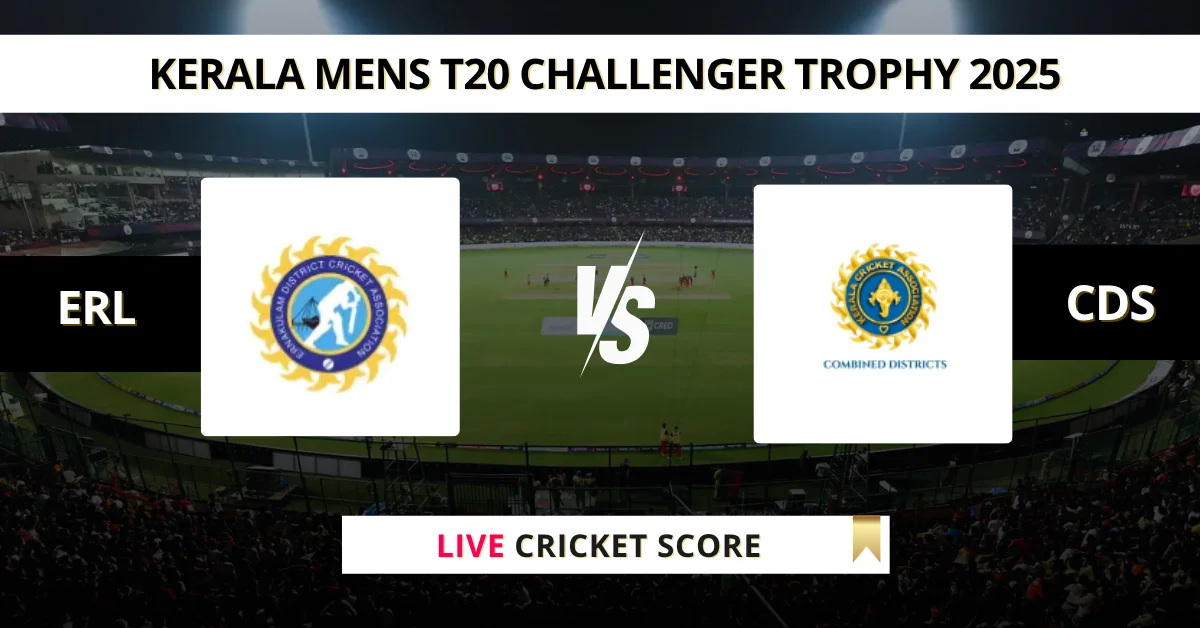 ERL vs CDS Live Score: Scorecard, Ball by Ball Commentary - Match 33, ...