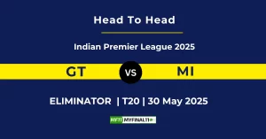 GT vs MI Player Battle, Head to Head Indian Premier League 2025