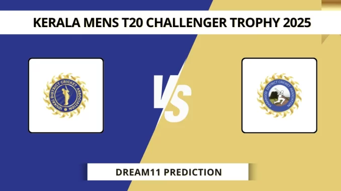 IDK vs KAG Dream11 Prediction Kerala Mens T20 Challenger Trophy 2025