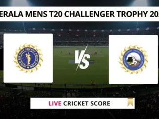 IDK vs KAG Live Cricket Score Kerala Mens T20 Challenger Trophy 2025
