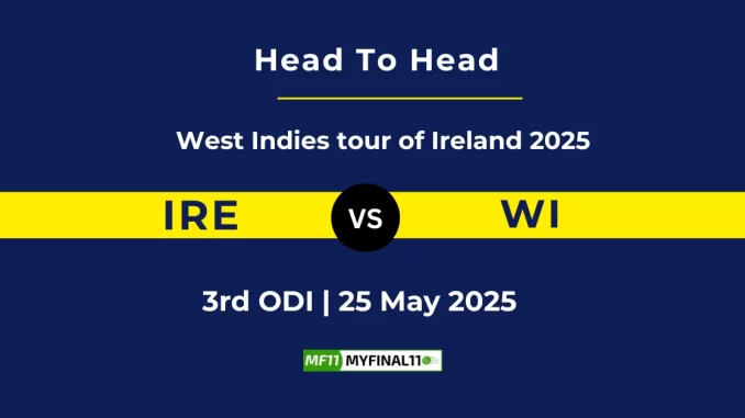 IRE vs WI Player Battle, Head to Head West Indies tour of Ireland 2025 (3)