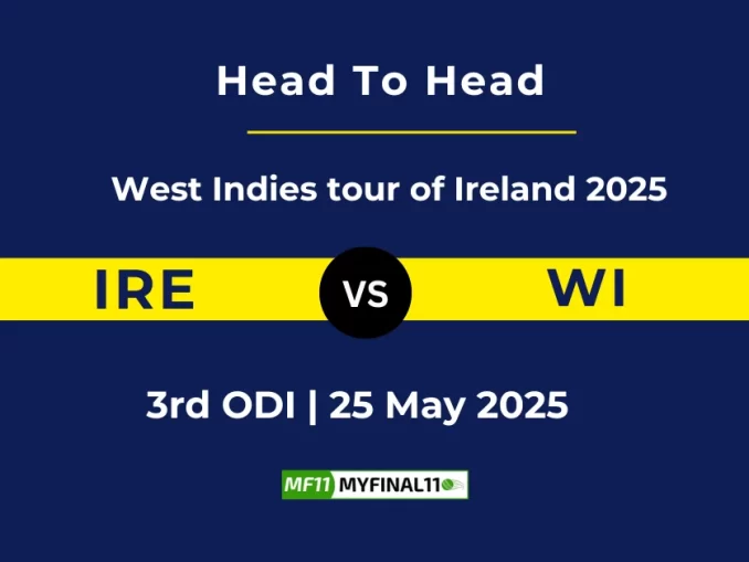 IRE vs WI Player Battle, Head to Head West Indies tour of Ireland 2025 (3)
