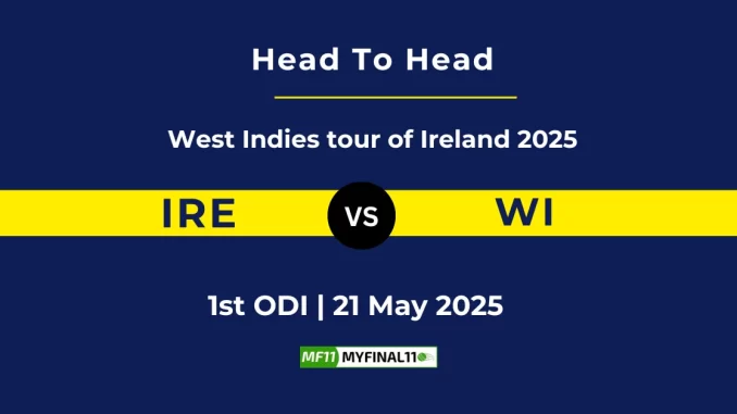 IRE vs WI Player Battle, Head to Head West Indies tour of Ireland 2025