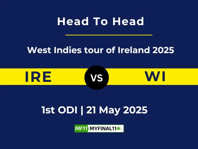 IRE vs WI Player Battle, Head to Head West Indies tour of Ireland 2025