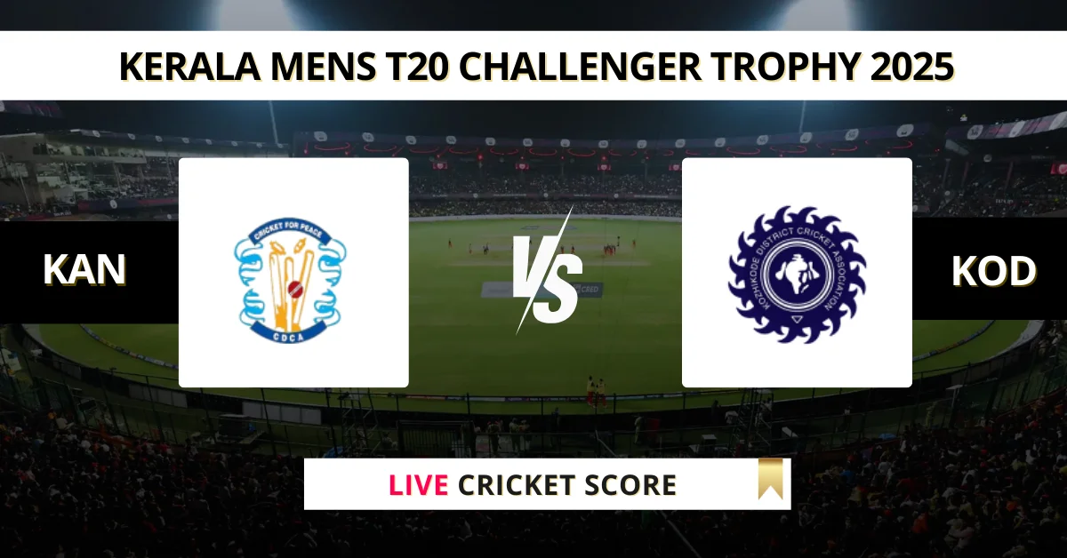 KAN vs KOD Live Score: Scorecard, Ball by Ball Commentary - Match 17, ...