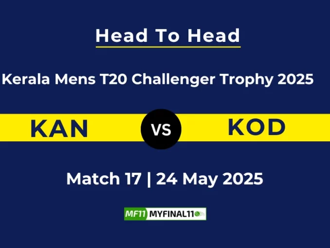 KAN vs KOD Player Battle, Kerala Mens T20 Challenger Trophy 2025