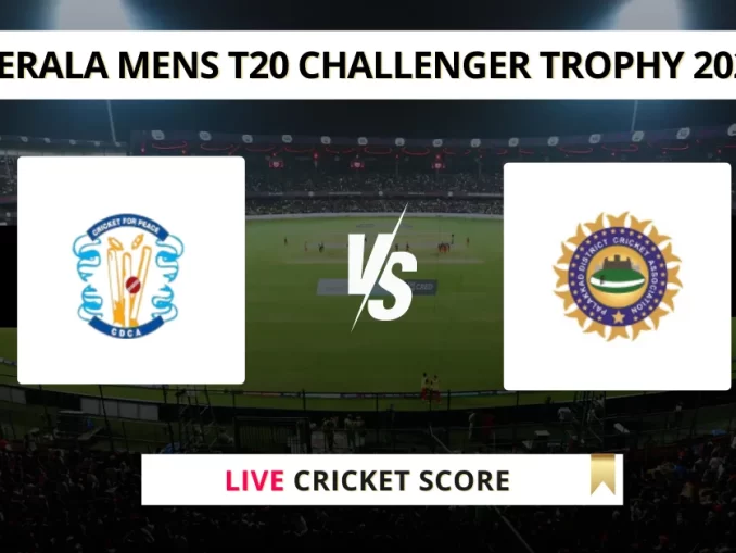 KAN vs PAL Live Cricket Score Kerala Mens T20 Challenger Trophy 2025
