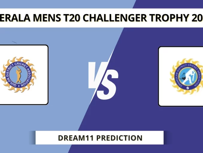 KOL vs ERL Dream11 Prediction Kerala Mens T20 Challenger Trophy 2025
