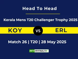 KOY vs ERL Player Battle, Head to Head Kerala Mens T20 Challenger Trophy 2025