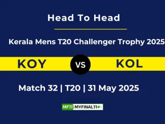 KOY vs KOL Player Battle, Head to Head Kerala Mens T20 Challenger Trophy 2025