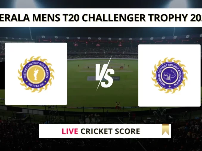 KOY vs WAN Live Cricket Score Kerala Mens T20 Challenger Trophy 2025