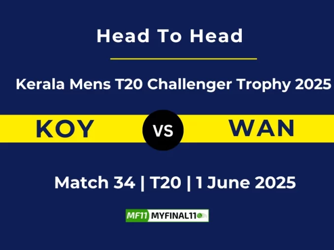 KOY vs WAN Player Battle, Head to Head Kerala Mens T20 Challenger Trophy 2025 (1)
