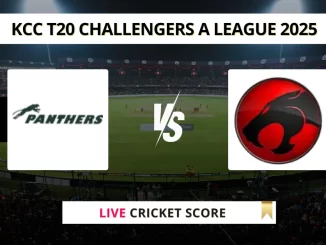 KRM vs THN Cricket Score KCC T20 Challengers A League 2025