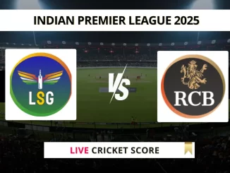 LSG vs RCB Live Cricket Score Indian Premier League 2025