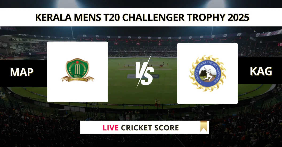 MAP vs KAG Live Score: Scorecard, Ball by Ball Commentary - Match 3, K...
