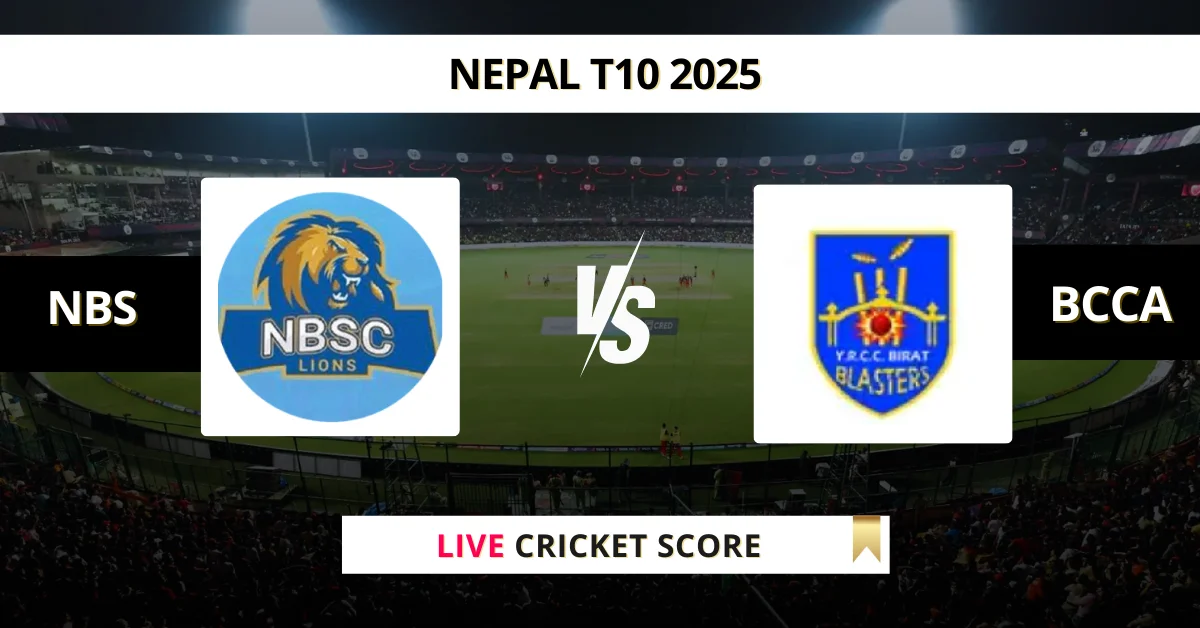 NBS vs BCCA Live Score: Scorecard, Ball by Ball Commentary - Match 1, ...
