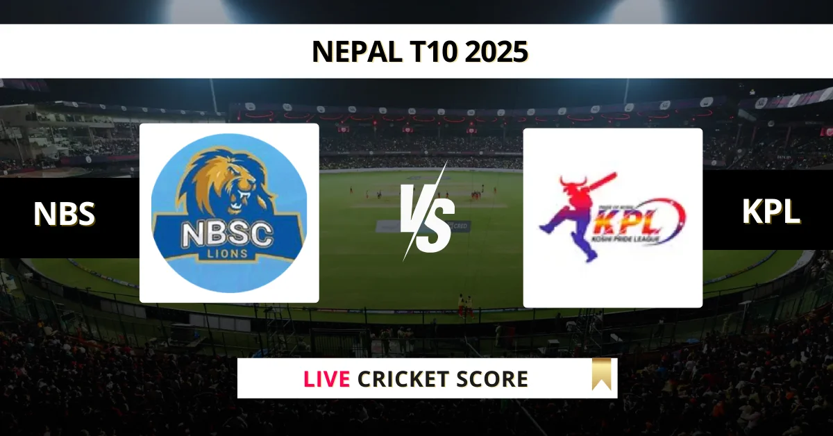 NBS vs KPL Live Score: Scorecard, Ball by Ball Commentary - Match 29, ...