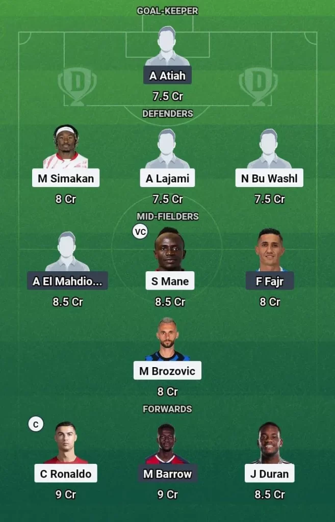 NSSR vs ALT Dream11 Prediction Today Football Match