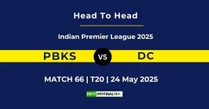 PBKS vs DC Player Battle, Head to Head Indian Premier League 2025