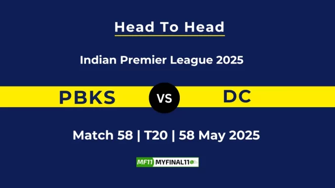 PBKS vs DC Player Battle, Indian Premier League 2025