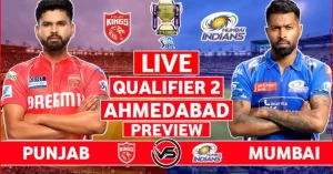 Punjab Kings (PBKS) vs Mumbai Indians (MI) IPL 2025 Qualifier 2 Match Preview Team Analysis, Key Players