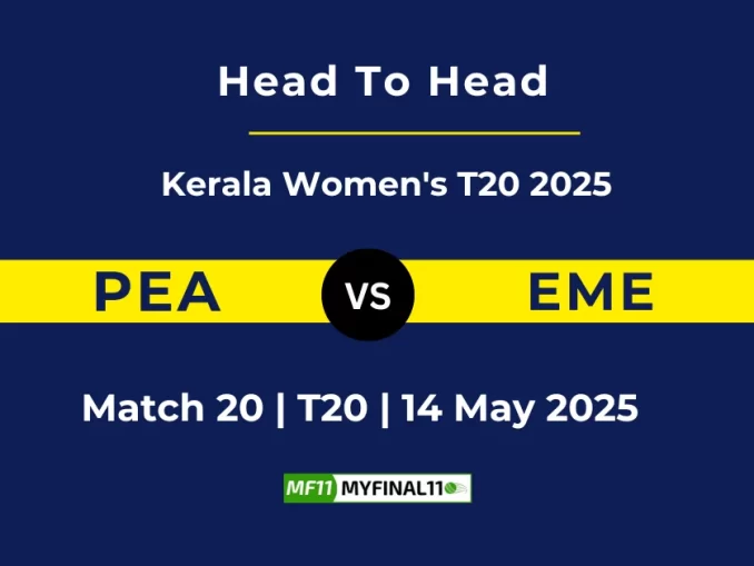 PEA vs EME Player Battle, Head to Head Kerala Women's T20 2025
